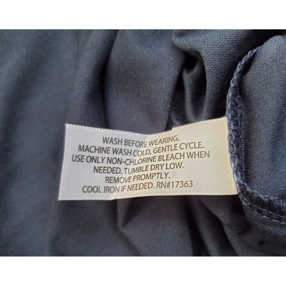 Cuddl Duds Mens XL Navy Blue V-Neck Long Sleeve Base Layer Shirt NEW Outdoor - Picture 4 of 6